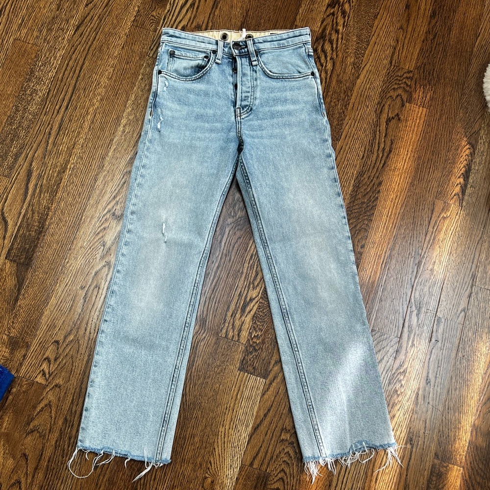 Rag & bone maya high rise straight leg cropped 23